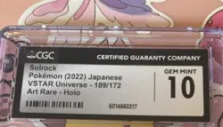 Solrock 189/172 S12a: Vstar Universe Holo (JPN) CGC GEM MINT 10 Pokemon TCG - Image 4