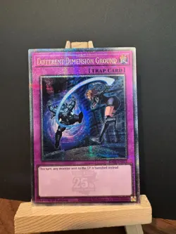 Yugioh Different Dimension Ground RA04-EN101 QCR 1st Ed Near Mint - Image 2