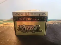 YUGIOH TCG! EMPTY Tin 2022 Tin Of The Pharaoh’s Gods! 50 Random cards 1 Holo - Image 2