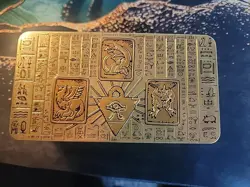 YUGIOH TCG! EMPTY Tin 2022 Tin Of The Pharaoh’s Gods! 50 Random cards 1 Holo - Image 5