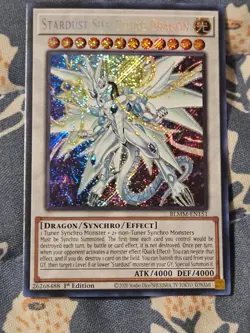 Stardust Sifr Divine Dragon - Secret Rare BLMM-EN151 Yugioh - Image 1