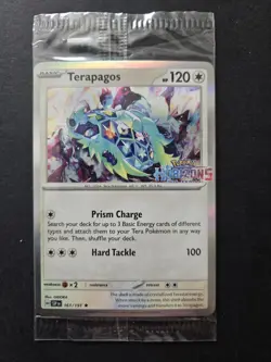 Terapagos & Sprigatito Pokemon Horizons Sealed/Stamped Promo Cards. - Image 1