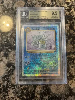 Seadra Legendary Collection Reverse Holo Card 63/110 BGS 9.5 PSA 10 - Image 1