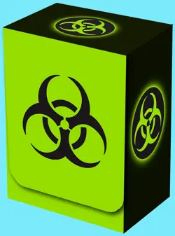 LEGION ABSOLUTE ICONIC BIO DECK BOX and DIVIDER 100 Card Biohazard Storage Case - Image 1