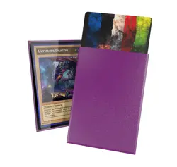 60 ULTIMATE GUARD CORTEX GLOSS PURPLE JAPANESE SIZE Card SLEEVES Deck Protector - Image 2