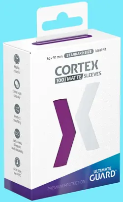 100 ULTIMATE GUARD CORTEX PURPLE MATTE STANDARD SIZE Card SLEEVES Deck Protector - Image 1