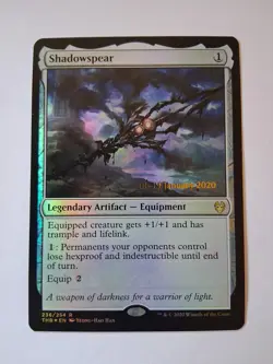 Shadowspear Foil Light Play MTG Prerelease Promo Card - Image 1