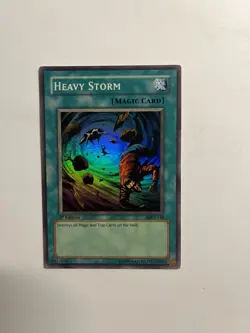 Heavy Storm 1st Edition MRD-142 Super Rare Yu-Gi-Oh Card Never Played B1 - Image 1