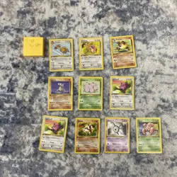 Vintage Pokemon 1st Edition Jungle Series - lot of 10 cards - Non Holo - Image 1