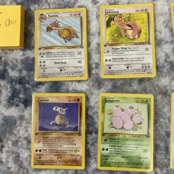 Vintage Pokemon 1st Edition Jungle Series - lot of 10 cards - Non Holo - Image 2