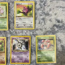 Vintage Pokemon 1st Edition Jungle Series - lot of 10 cards - Non Holo - Image 5