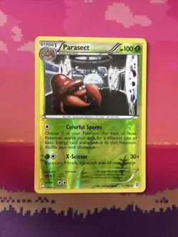 Pokemon Card Parasect Generations Reverse Holo Rare 7/83 Near Mint - Image 1