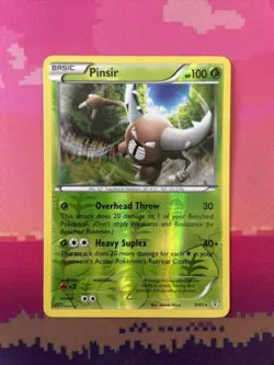 Pokemon Card Pinsir Generations Reverse Holo Rare 9/83 Near Mint - Image 1