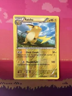 Pokemon Card Raichu Generations Reverse Holo Rare 27/83 Near Mint - Image 1