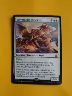 Linvala, the preserver. OGW Mythic Angel MTG Card. - Image 1