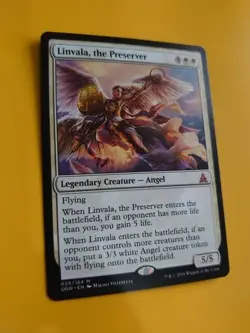 Linvala, the preserver. OGW Mythic Angel MTG Card. - Image 3
