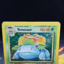 Venusaur 15/102 Moderately Played Holo Rare Base Set 1999 Pokemon Card WOTC - Image 2