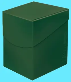 ULTRA PRO Deck Box ECLIPSE PRO-100+ FOREST GREEN DIVIDER card storage case ccg - Image 1