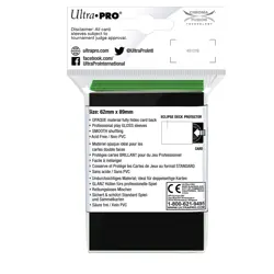 60 ULTRA PRO ECLIPSE LIME GREEN SMALL PRO-GLOSS DECK PROTECTOR Card Sleeve tcg - Image 2