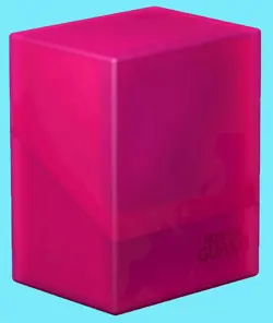 ULTIMATE GUARD BOULDER RHODONITE Standard Size DECK CASE 80+ Card Storage Box - Image 2