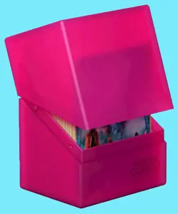ULTIMATE GUARD BOULDER RHODONITE Standard Size DECK CASE 80+ Card Storage Box - Image 3