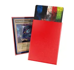 60 ULTIMATE GUARD RED JAPANESE SIZE CORTEX GLOSS Card SLEEVES Deck Protector tcg - Image 2