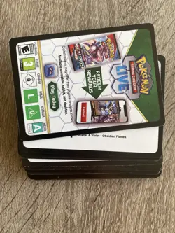 Pokemon - 50x Obsidian Flames Code Cards Unused - Sent Fast via Message - Image 1