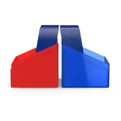 Ultimate Guard Boulder Synergy 100+ Blue Red Standard Size Deck Case Card Box - Image 4