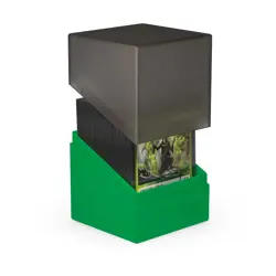 Ultimate Guard Boulder 100+ Synergy Black Green Standard Size Card Deck Case - Image 3