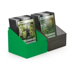 Ultimate Guard Boulder 100+ Synergy Black Green Standard Size Card Deck Case - Image 5