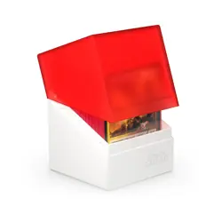 Ultimate Guard Boulder Synergy 100+ Red White Standard Size Deck Case Card Box - Image 2