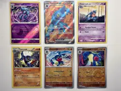 Toxicroak Pokemon Card Lot - X6 Unique Cards - Full Art, Holographic - A123 - Image 1