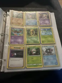 Old Binder Full of Pokemon Cards ( more than whats in the pictures) - Image 3