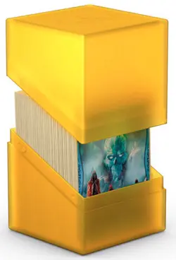 ULTIMATE GUARD AMBER BOULDER Standard Size DECK CASE 100+ NEW Card Storage Box - Image 4
