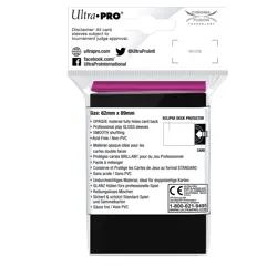 60 ULTRA PRO ECLIPSE HOT PINK SMALL PRO-GLOSS DECK PROTECTOR Card Sleeves ccg - Image 2