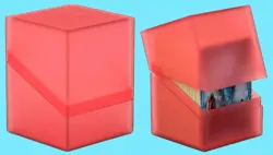 ULTIMATE GUARD BOULDER 100+ RUBY DECK CASE NEW Card Storage Box tcg ccg mtg - Image 1