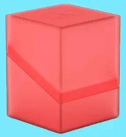 ULTIMATE GUARD BOULDER 100+ RUBY DECK CASE NEW Card Storage Box tcg ccg mtg - Image 2