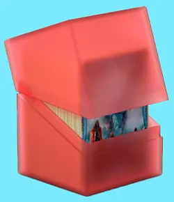 ULTIMATE GUARD BOULDER 100+ RUBY DECK CASE NEW Card Storage Box tcg ccg mtg - Image 3