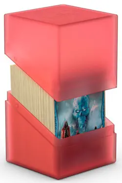 ULTIMATE GUARD BOULDER 100+ RUBY DECK CASE NEW Card Storage Box tcg ccg mtg - Image 4