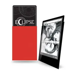 100 ULTRA PRO ECLIPSE GLOSS APPLE RED DECK PROTECTORS Standard Card Sleeves ccg - Image 2
