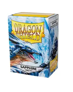 100 DRAGON SHIELD MATTE SAPPHIRE STANDARD SIZE Card Sleeves deck protector mtg - Image 4