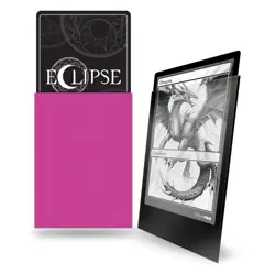 100 ULTRA PRO ECLIPSE MATTE HOT PINK DECK PROTECTORS Standard Card Sleeves ccg - Image 2