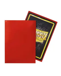 100 DRAGON SHIELD CLASSIC Standard Size CRIMSON Card Sleeves deck protector mtg - Image 3