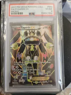 PSA 4 ZYGARDE EX 2017 PM Mega Powers Collection Promo Pokemon Card 54a/124 - Image 1