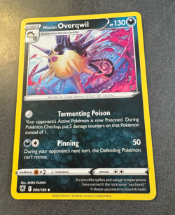Overqwil 90/189 SWSH Astral Radiance - Uncommon - Pokemon Card M/NM - Image 1