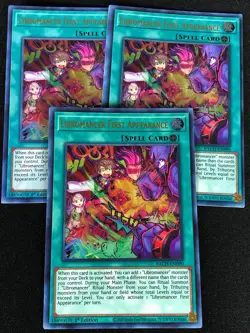 YUGIOH LIBROMANCER FIRST APPERANCE BACH-EN090 1ST ULTRA X3 (NM) - Image 1