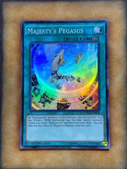 Yugioh Majesty's Pegasus DOCS-EN058 Super Rare 1st Ed LP - Image 1
