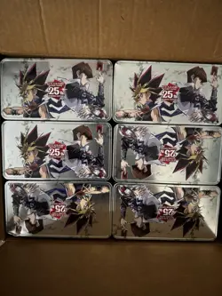 Box of 12 * YuGiOh EMPTY Dueling Mirrors 25th Anniversary Tins - Image 1