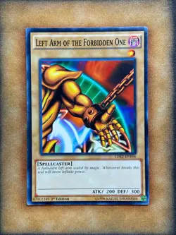 Yugioh Left Arm of the Forbidden One LDK2-ENY06 Common 1st Ed NM - Image 1