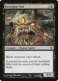 (4x) RAZORJAW ONI - Saviors of Kamigawa - MTG Magic the Gathering Card - Image 1